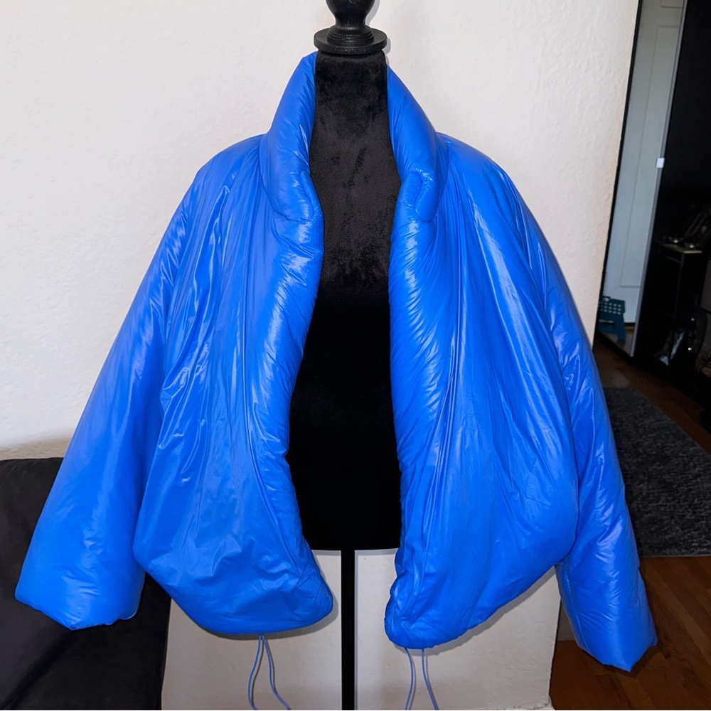 Yeezy X Gap Blue Puffer Jacket Size X-Large